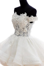 Cute White Organza Layers Short Formal Prom Dress, New Party Dress