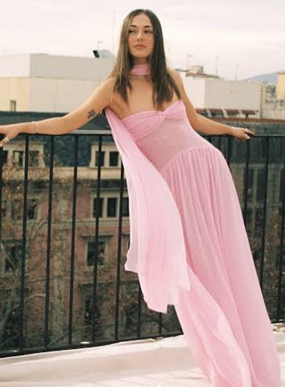 Elegant A Line Sweetheart Pink Chiffon Long Prom Dresses Party Dress Summer 20Th Birthday Outfits 18Th Birthday Dresses