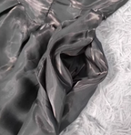 Elegant Black A-Line Spaghetti Strap Satin Long Prom Dress Evening Dress