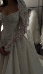 Elegant Bridal Dress Ball Gown Off The Shoulder White Lace Wedding Dresses Minimalist Bridal Gowns