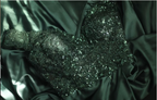 Elegant Dark Green A-Line Off-Shoulder Sequined Satin Long Prom Dress Evening Dress
