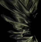 Elegant Dark Green Spaghetti Strap V-Neck Ruched Satin Long Prom Dress Evening Dress
