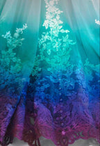 Colorful Ombr¨¦ Wedding Dress Ball Gown