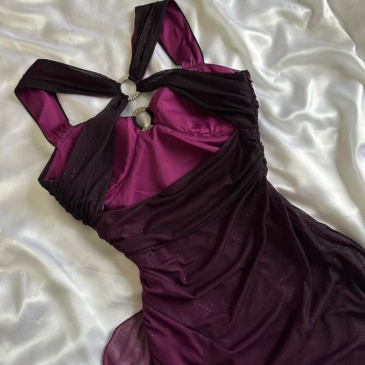 Affordable Dresses Under $160||Elegant Gradient Navy Blue Sheath Spaghetti Straps Sparkling Chiffon  Prom Dress For Party
