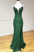 Elegant  Mermaid Formal Dresses Under $170’Å?Charming Grape Spaghetti Straps Applique Long Backless Prom Dress With Slit