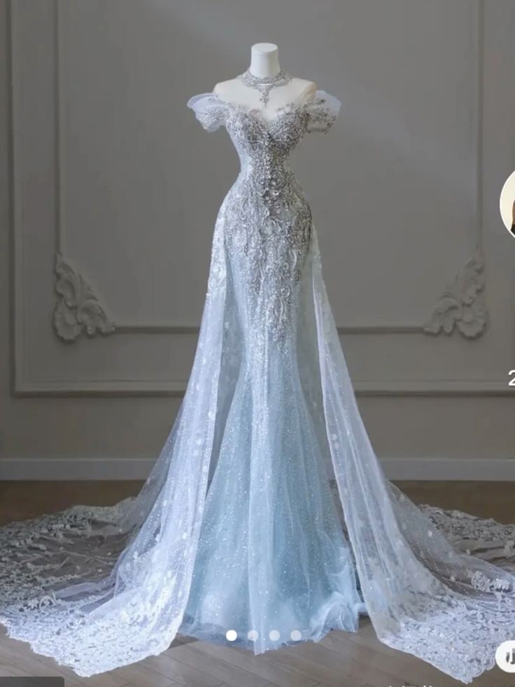 Elegant Mermaid Strapless  Long Prom Dress