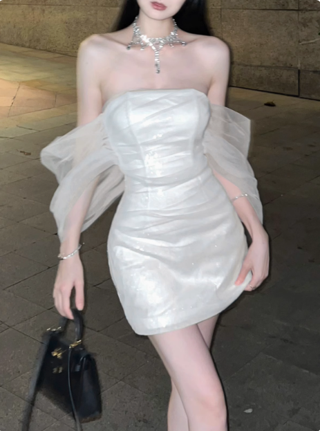 Elegant One-Shoulder Design Hip-Hugging 19Th Birthday Homecoming Dress Main image