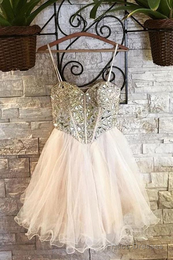Elegant Organza Ruffles Homecoming Dresses Short Prom Dresses Main image