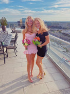 Elegant Pink Short Party Dresses Short Prom Dress Homecoming Dress