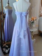 Elegant Purple Spaghetti Straps Formal Prom Dress Fairy Formal Party Gown Evening Dress