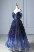 Elegant Purple Stars A-Line Formal Prom Dresses Love Elegant Purple Star Lolita