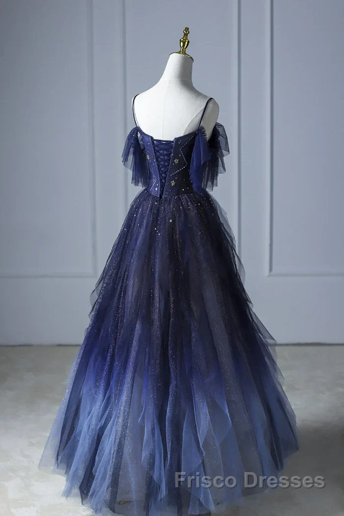 Elegant Purple Stars A-Line Formal Prom Dresses Love Elegant Purple St Frisco Dresses Elegant Purple Stars A-Line Formal Prom Dresses Love Elegant Purple St Frisco Dresses