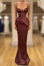 Elegant Spaghetti-Straps Mermaid Evening Party Gowns Long Formal Prom Dress
