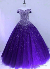 Emerald Green Sequin Prom Dresses Beaded Quinceanera Dresses, Sweet 16 Dresses