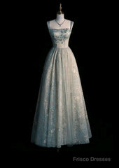 Enchanted Satin&Tulle A-Line Ballgown For Party &Birthdayappliqus& Embroidery For Quinceaera &Prom Nights