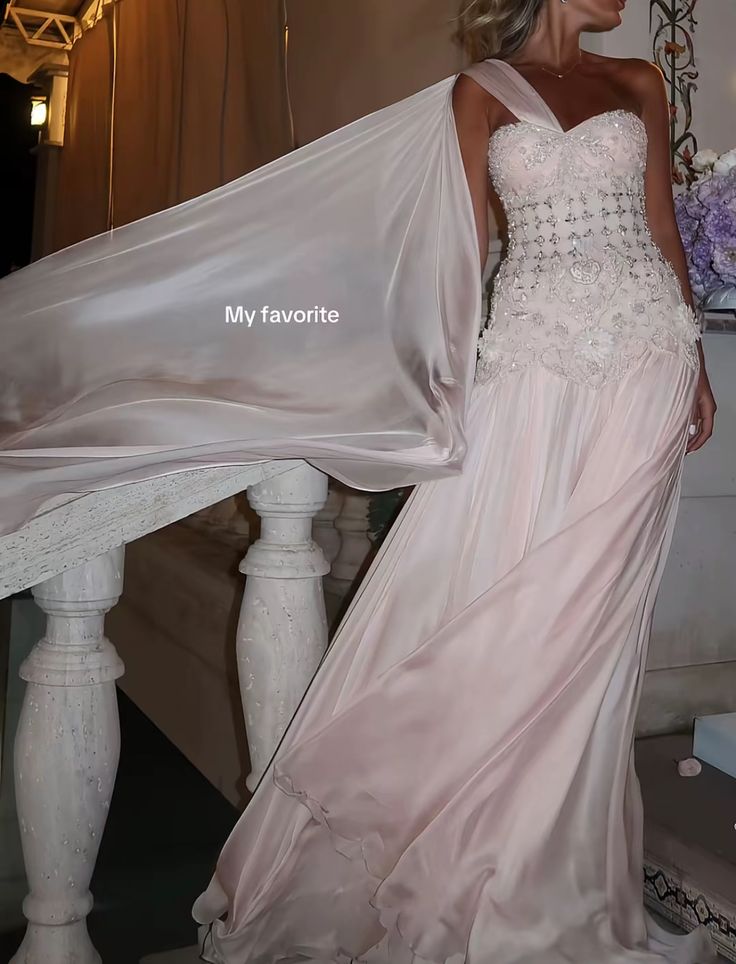 Exquisite Mermaid One Shoulder Pink Chiffon With Silver Beaded Prom Dr Frisco Dresses Exquisite Mermaid One Shoulder Pink Chiffon With Silver Beaded Prom Dr Frisco Dresses