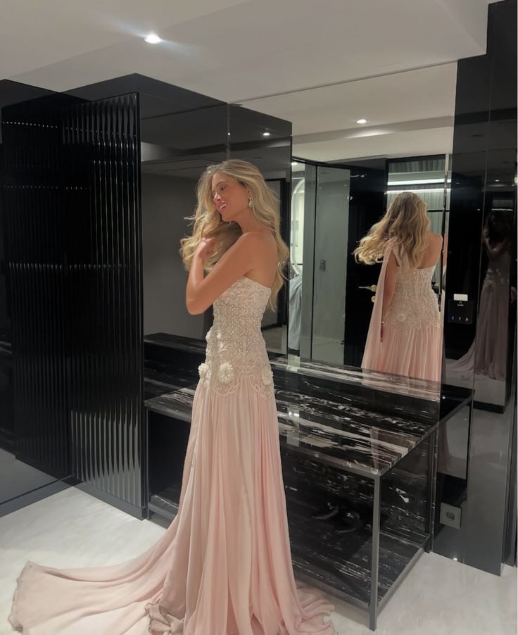 Exquisite Mermaid One Shoulder Pink Chiffon With Silver Beaded Prom Dr Frisco Dresses Exquisite Mermaid One Shoulder Pink Chiffon With Silver Beaded Prom Dr Frisco Dresses