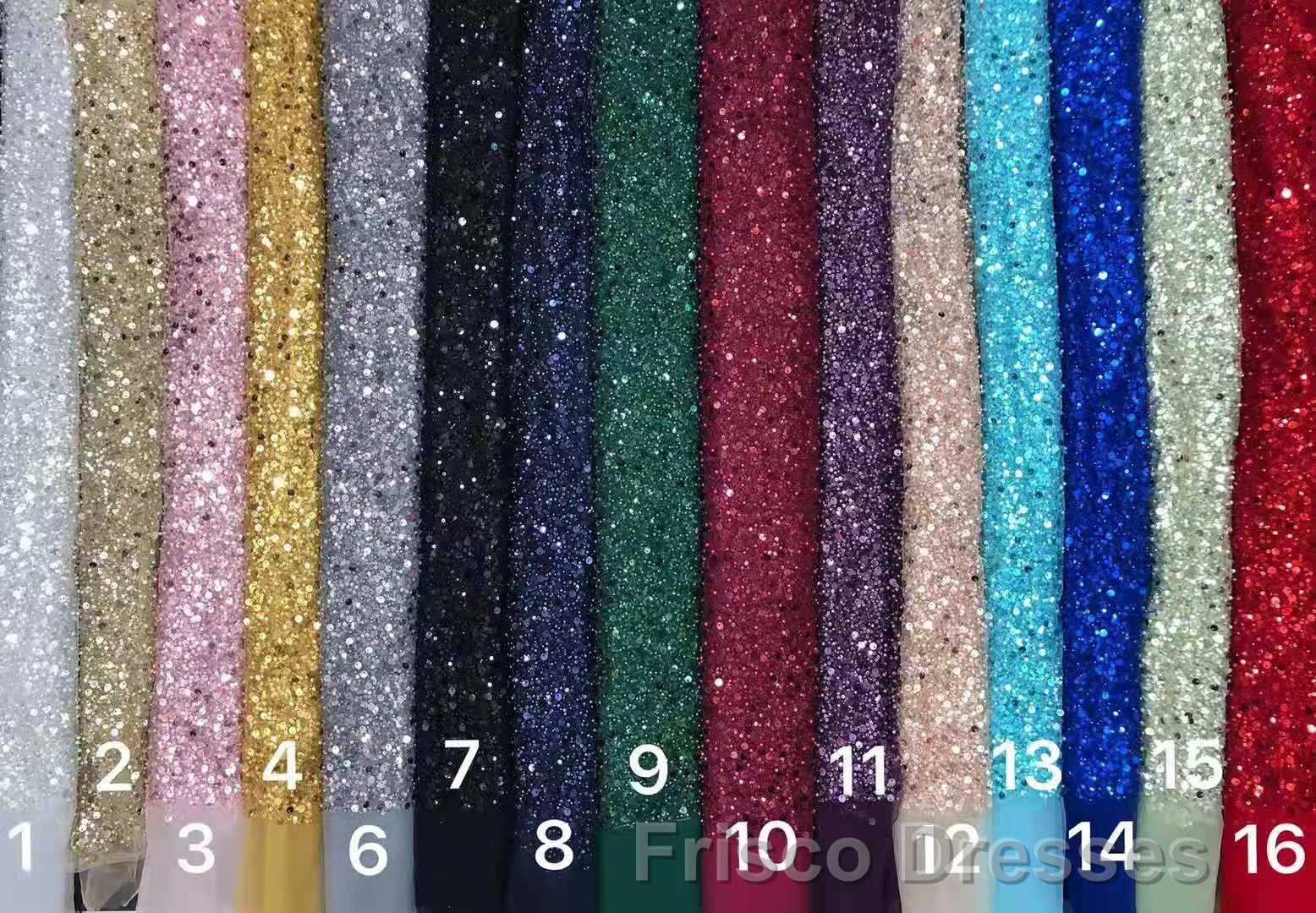 Plunging V-neck Sparkle White Sequined Strapless Formal Prom Dress