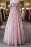 Fairy Ball Gown Strapless Pink Formal Prom Dress 22Th Birthday Outfit