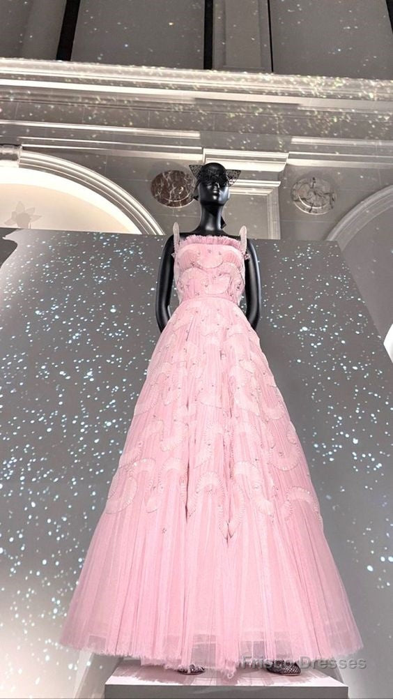 Fairy Ball Gown Straps Pink Prom Dresses 22Th Birthday Outfit Main image
