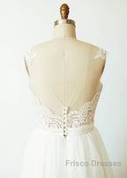 Floor-Length A-Line/Princess Sweetheart Wedding Dress