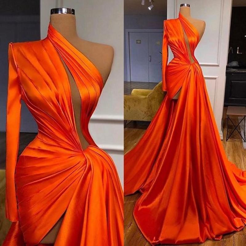 Formal Prom Dresses, Arabic Party Dresses, Cheap Evening Dresses, Satin Evening Dresses