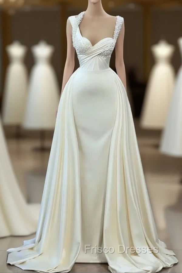 Glorious A-line Sleeveless Sweetheart Beading Bridal Dress Main image