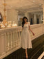Gorgeous A Line Short Sleeves White Date Night Dress Prom Dresses Birthday Outfits