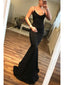 Straps Mermaid Prom Dress Long Online Evening Dresses