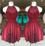 Gorgeous Low Back Halter Neck Beaded Homecoming Dresses