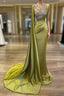 Gorgeous Mermaid Beadings Formal Prom Dress Long With Ruffles