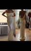 Gorgeous Mermaid Off The Shoulder Floor-Length Satin Evening Dress Prom Dresses