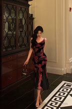 Gorgeous Mermaid Spaghetti Straps Pink Date Night Dress Long Prom Dresses Birthday Outfits