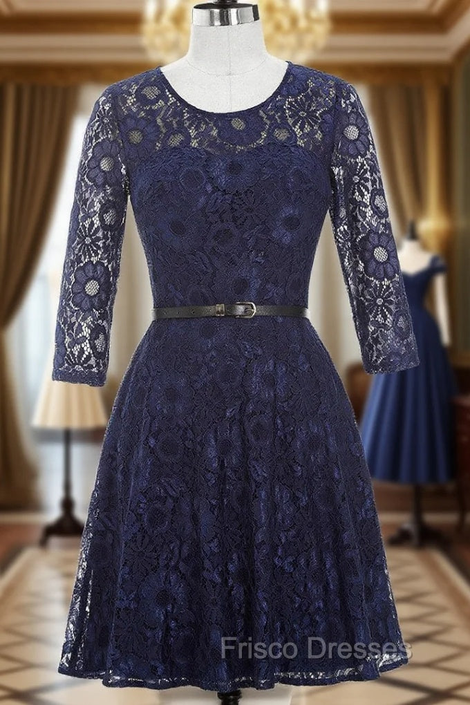 Gorgeous Mother of the Bride Dress with Belt Half Sleeve Main image