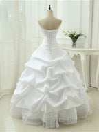 Gorgeous Sweetheart Beaded Ball Gowns Lace-Up Wedding Dress
