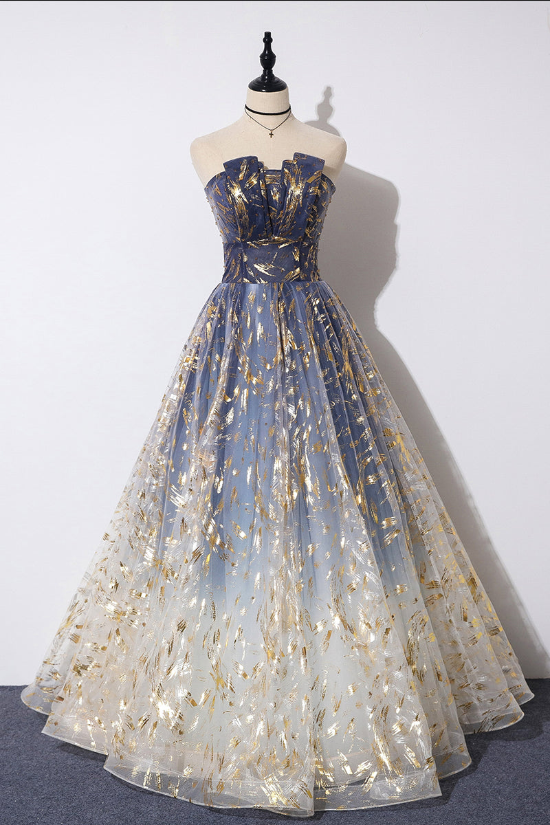 Gorgeous Tulle A-Line Party Gown, Fashionable Prom Dress