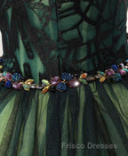 Stylish Tulle Lace Short Formal Prom Dress, Cute Evening Dress