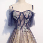 Gradient Pink Sweetheart Floor Length Party Dress, A-line Gradient Long Formal Prom Dress