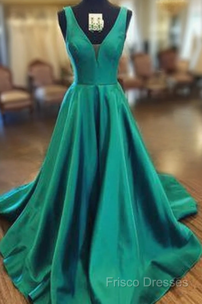 Green Color Formal Prom Dress, Ball Gown, Formal Dress,Birthday Party Gown Long, Back To Schoold Party Gown