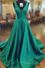 Green Color Formal Prom Dress, Ball Gown, Formal Dress,Birthday Party Gown Long, Back To Schoold Party Gown