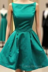 green homecoming Dress short Formal Prom Dress