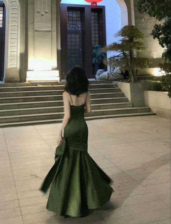 Green Long Dress Prom Dresses Formal Dress Secondary image