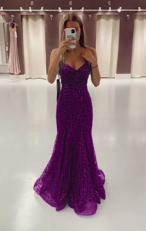 Green Long Mermaid Prom Dresses Formal Evening Gowns Secondary image