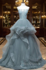 Green Long Formal Prom Dress, Green Formal Graduation Dress With Lace