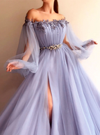Blue/Green New Fashion Evening Dress Prom Gown