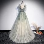 Green Tulle Long Formal Prom Dress Formal Dress Formal Dress