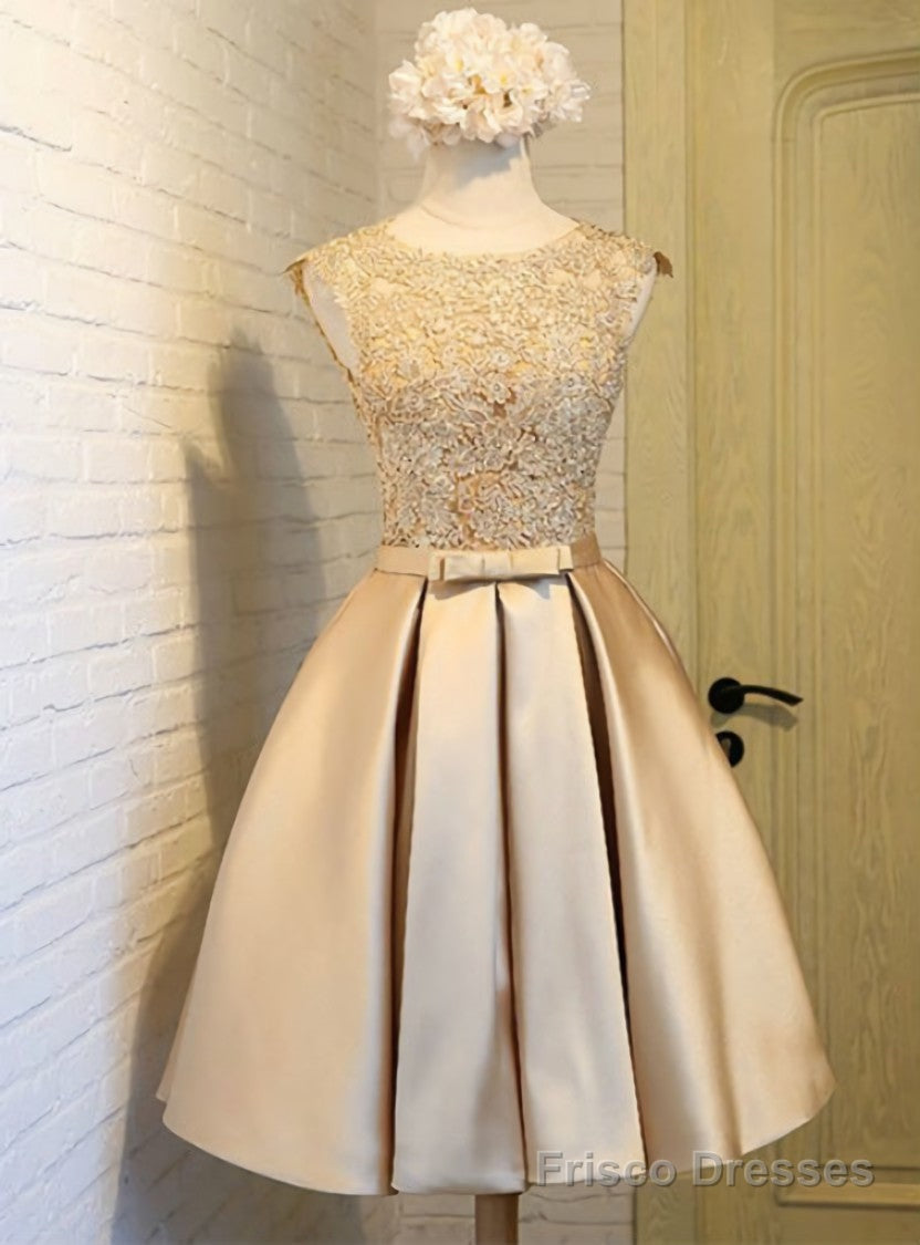 Homecoming Dress Prom Dresses Short Homecoming Dress Appliques Homecoming Dresses Main image