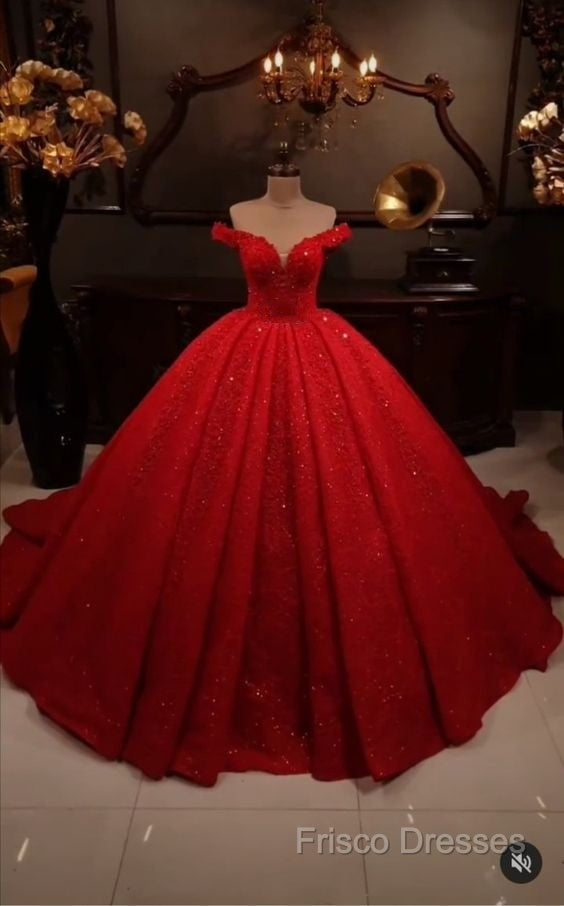 Hot Appliques Ball Gown Dark Green Wedding Dress Sequin Quinceanera Dress Secondary image