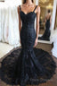Hot Black Lace Formal Dress Uk Straps Mermaid Simple Wedding Dress