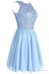 Lace Bridesmaid Formal Short Homecoming Dress